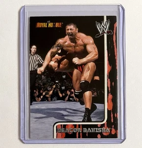 Deacon (Dave) Batista 2002 Fleer WWE Royal Rumble #67 Rookie Wrestling Card - Picture 1 of 6