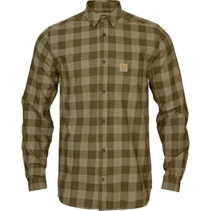 Harkila Mens Scandinavian Shirt Green Check Red Check Size Medium L XL 3XL 4XL - Picture 1 of 34