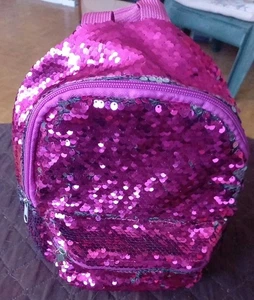 Kleiner Mini Rucksack mit Pailletten . - Bild 1 von 16