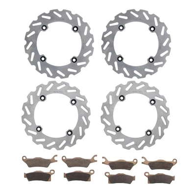 Rotores e pastilhas de freio para Can-Am Outlander 1000 XT 6x6 2016 - 2022 dianteiro e traseiro - Imagem 1 de 4