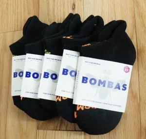 Bombas Bee Better Toddler Youth Black Ankle Socks 5 Pairs Size XS 1 1/2 - 8 1/2 - Picture 1 of 5