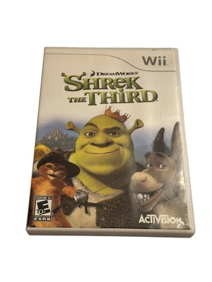 Shrek The Third Wii Video Game Multiplayer Activision CIB Complete Nintendo - Image 1 of 3