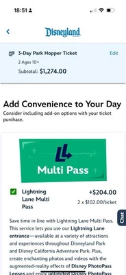 Paquete de tolva de parque de 3 días Costco Disneyland Foto 1 de 3