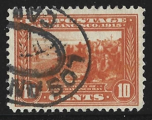 USA 404 - Discovery of San Francisco Bay - Orange - Used - F/VF - CV$70.00 - Picture 1 of 2
