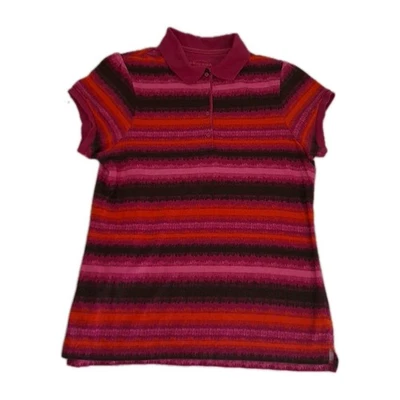 Polo Arizona rosa, naranja y negro para niña talla 2XL Foto 1 de 3