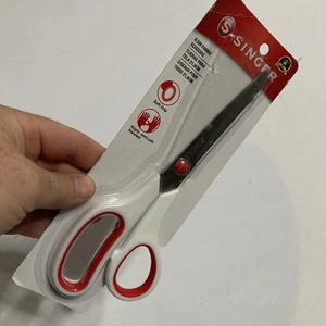 SINGER Fabric Scissors with Comfort Grip, 1-pack, Red & White - Picture 1 of 6
