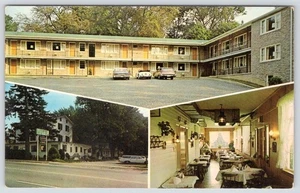 1950-60's BOXWOOD LODGE MOTEL RESTAURANT PIKESVILLE MARYLAND MD POSTCARD - Picture 1 of 2
