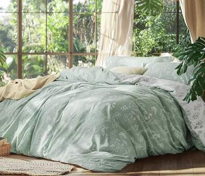 BEDSURE Queen Comforter Set - Sage Green Comforter, Cute Floral Bedding - Image 1 of 4