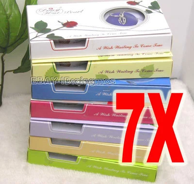 Wholesale 7 Wish Pearl Heart Pendant Necklace for Women Oyster Love Pearl Box - Image 1 of 4