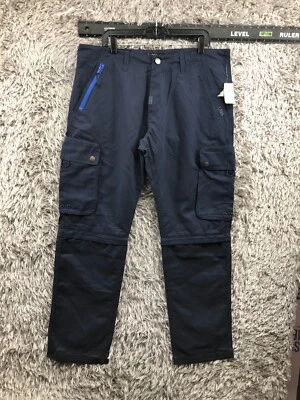 Pantalones convertibles LRG LRGeans para hombre 38 azul bolsillo de carga Foto 1 de 4