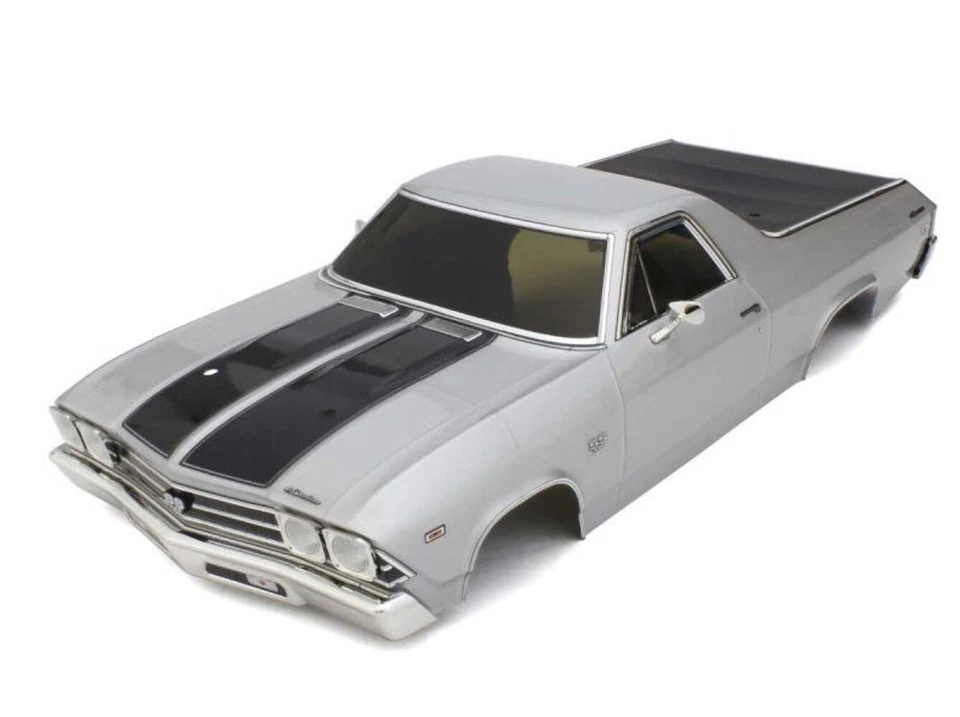 kyosho FAB705SL 1969 Chevy El Camino SS 396 Cortez Silver Decoration Body Set - Image 1 of 1