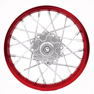 Rueda de radios delanteros de aluminio BeaxTurbo CNC para Losi Promoto MX 1/4 Red Ring46002 - Imagen 1 de 32