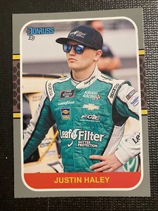 2020 Donruss NASCAR Racing Retro Silver #179 Justin Haley - Picture 1 of 2