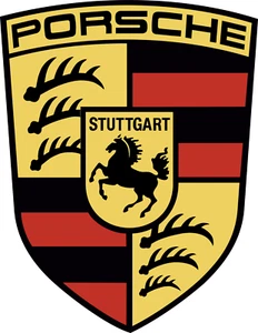Porsche Logo sticker Classic Car window laptop bumper vinyl decal - Picture 1 of 1