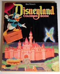 Disneyland Coloring Book 1955 Samuel Armstrong Tinker Bell Disney History Vault - Picture 1 of 15