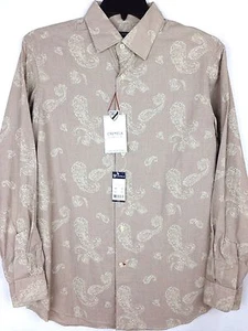Cremieux Classics Shirt Button-Front New Men's Medium M Khaki MSRP: $79.50 - Picture 1 of 8