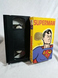 Vintage 1989 Superman Color Cartoon Vol 10 VHS Very RARE Classic Video Library - Picture 1 of 2