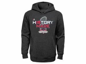 Boston Red Sox MLB Youth World Series Champions Locker Room Hoodie History Made