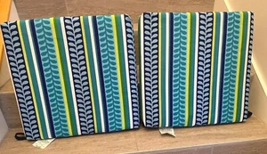 Blazing Needles All-Weather Chair Cushion 19" x 19" Set of 2 Alfinia Fresco - Picture 1 of 5