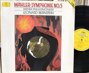 MAHLER Symphonie No. 5 LEONARD BERNSTEIN Wiener DG Digital 423 608 ED1 1988 NM- - Picture 1 of 4