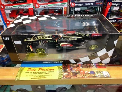 110130007 MINICHAMPS 1:18 LOTUS RENAULT E21 RAIKKONEN 2013 NEW SHIP. WORLDWIDE - Immagine 1 di 4