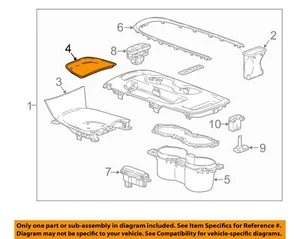 GM OEM 16-23 Malibu Console Center Console-Storage Tray Mat 84401327 - Picture 1 of 2