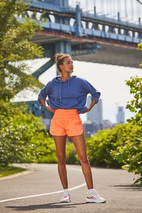 Free People The Way Home Sport Shorts Burning up Orange Size XS BNWT - Picture 1 of 4
