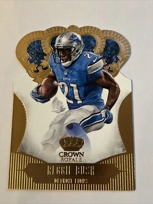 2013 Crown Royale Retail Detroit Lions Football Card #76 Reggie Bush - Image 1 of 2