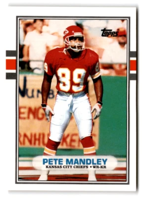 1989 Topps Traded #12T Pete Mandley NM-MT Chiefs ID:73681 - Image 1 of 2