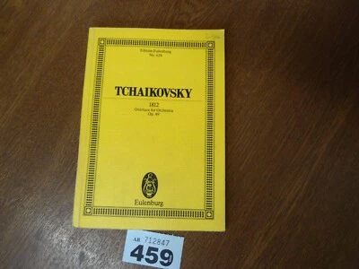 No.624 TCHAIKOVSKY 1812 Overture Op.49 - Edition EULENBURG Orchestra Music Score - Image 1 of 4