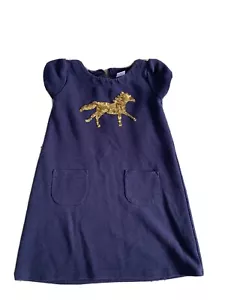 Abito Gymboree Girla blu manica corta taglia 7 - Foto 1 di 7