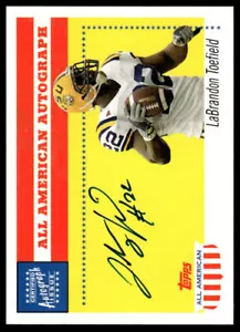 2003 Topps All American #AA-LT LaBrandon Toefield Autographs - Picture 1 of 2