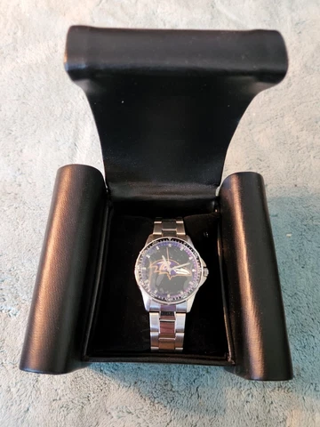 Game Time NFL Baltimore Ravens Coach Series Men's Watch NEW still in box Cover