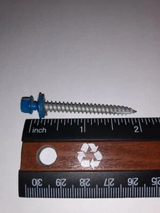 2" Galerie Blau Metall Dach-/Abstellgleis Holzschrauben - Bild 1 von 6