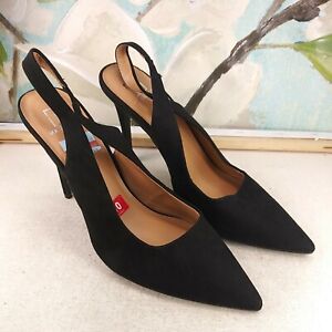 Material Girl Women's Shoes Sandals Heel Black Size 10 SKU#09015