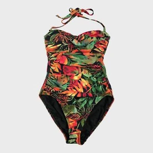 Ralph Lauren Tropical One Piece Swimsuit - Picture 1 of 8