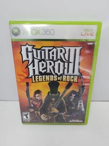 Guitar Hero 3 III Legends of Rock Xbox 360 CIB Game Complete with Manual - Picture 1 of 4