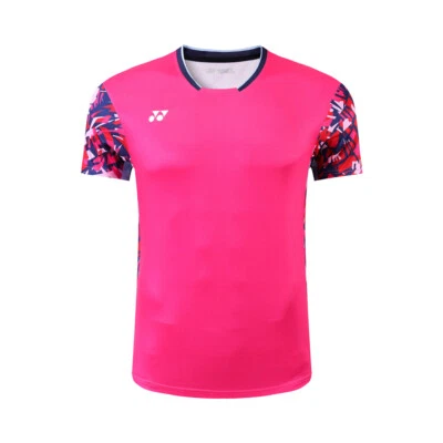 Novo YY Adulto Infantil Esportivo Tops Roupas de Tênis Badminton Manga Curta Camisetas - Imagem 1 de 4