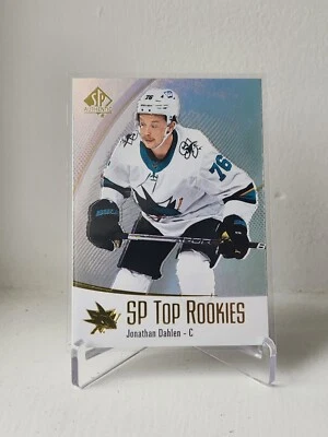 2021-22 SP Authentic #TR-34 Top Rookie Jonathan Dahlen RC - San Jose Sharks - Image 1 of 2
