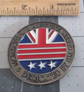 The American Air Museum in Britain, Queen Elizabeth dedication, Challenge Coin - Picture 1 of 2