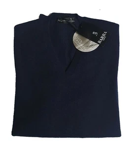 Barba Napoli 55558A Maglia V Cashmere tg 48 Made in Italy | -36 % OCCASIONE |  - Imagen 1 de 6