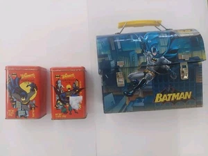 Fiambrera cúpula metálica DC Comics Batman Gotham City con 2 cajas de culata adicionales - Imagen 1 de 8