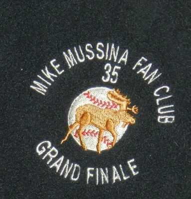 MIKE MUSSINA HOF New York Yankees Fan Club. Pull over Zipper Jacket Adult Small - Image 1 of 4