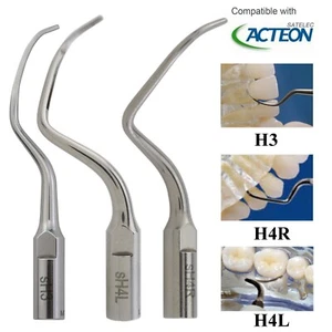 Dental Ultrasonic Piezo Scaler Tip Fits Satelec Acteon Perio Tips H3 H4R H4L - Picture 1 of 41