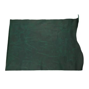 Genuine Bison Sides Project Pieces Green Pull Up 3-4 OZ - Picture 1 of 9