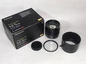 *Casi COMO NUEVO* Lente Panasonic Leica DG NOCTICRON 42,5 mm F1,2 ASPH POWER OIS con capucha - Imagen 1 de 19