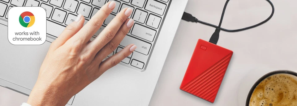 Western Digital WD 1tb My Passport 2020 Portable Hard Drive Blue Local Set Di