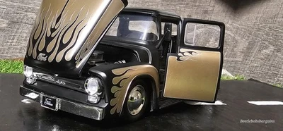 Jada Just Trucks 1956 Ford F-100 picape escala 1:24 fundido *LEIA* - Imagem 1 de 4