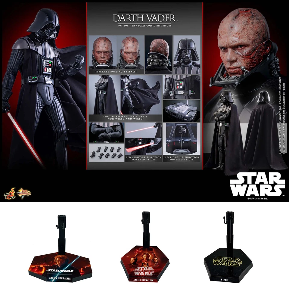 1/6 Action Figure Display Stand Episode III Revenge of the Sith Darth Vader - Image 1 of 4