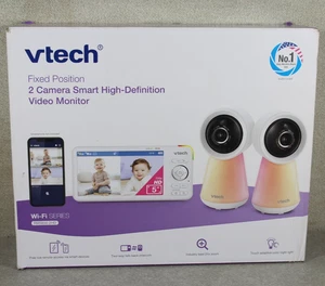 VTech RM5856-2HD Fixed Position 2-Camera Smart HD Video Baby Monitor 5" Screen - Picture 1 of 8